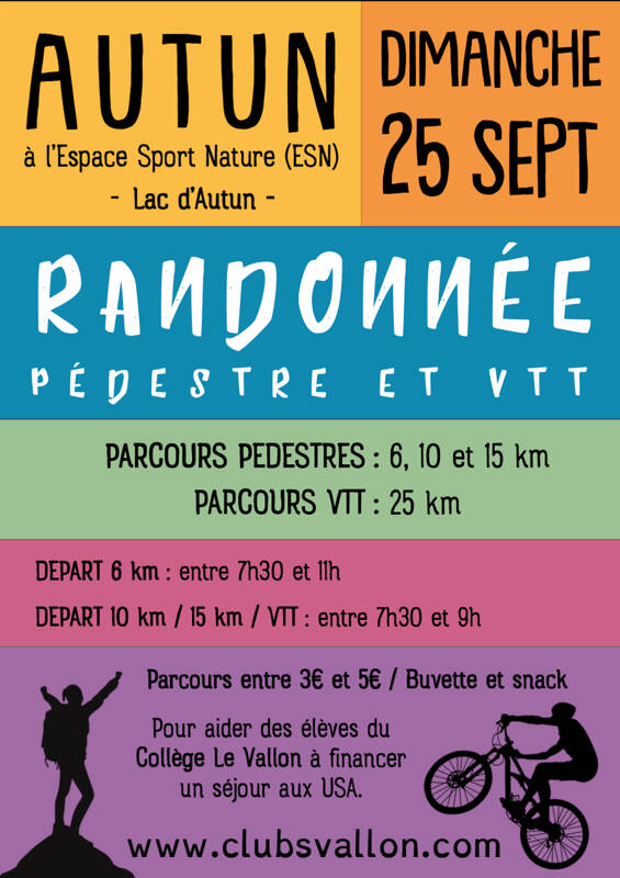 RANDONNEE PEDESTRE & VTT à AUTUN