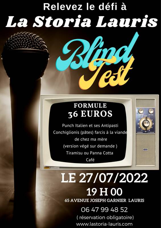 Soirée Blind test