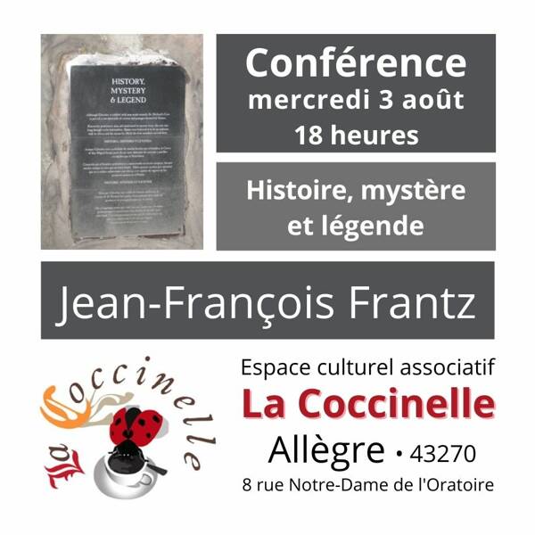 Allègre • Conférence Jean-François Frantz