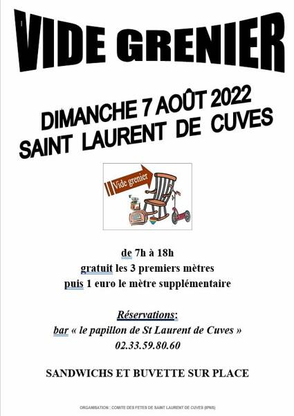 Vide-greniers de Saint Laurent de Cuves