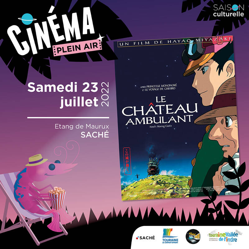 Samedi 23 juillet - CINEMA PLEIN AIR à Saché