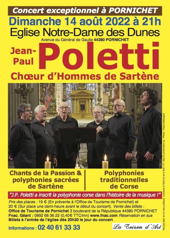 JEAN-PAUL POLETTI et le Choeur d'Hommes de Sartène