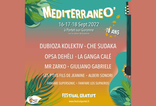 Festival MéditerranéO' - Portet-sur-Garonne (31)