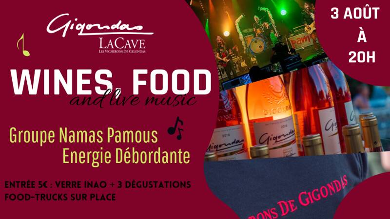Wines Food and Live Music : Namas Pamous