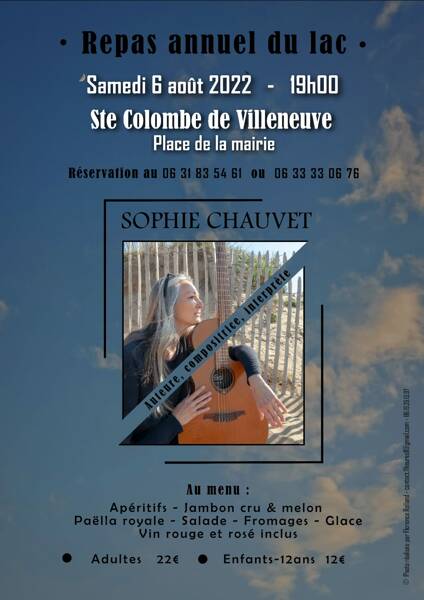 REPAS DU LAC AVEC CONCERT DE GUITARE