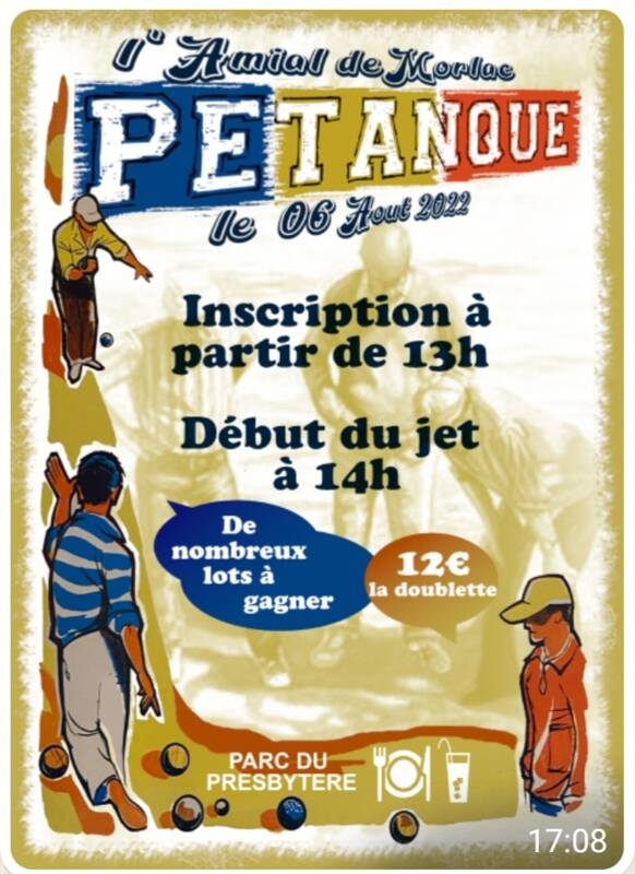 TOURNOI DE PÉTANQUE