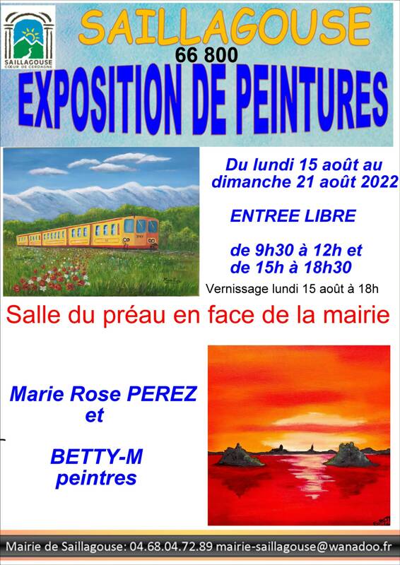 EXPOSITION DE PEINTURES