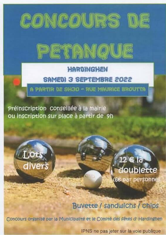 CONCOURS DE PETANQUE