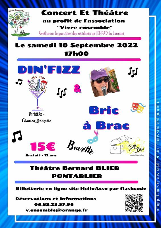 Concert Din'fizz et théâtre Bric à Brac