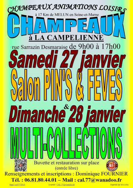 Salon MULTICOLLECTIONS du 28/01/2024 à Champeaux (77)