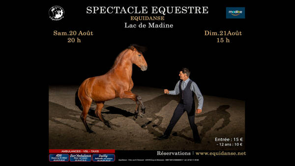 Spectacle EquiDanse au Lac de Madine