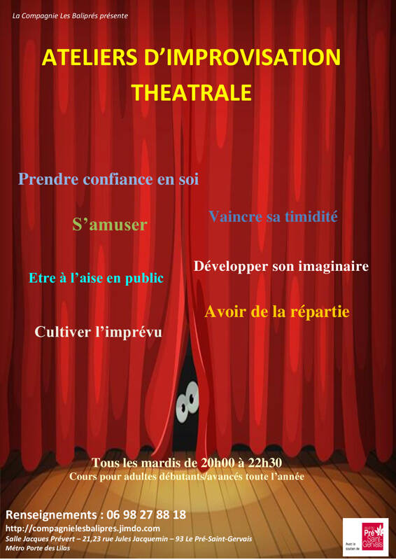 Ateliers d'improvisation théâtrale 93