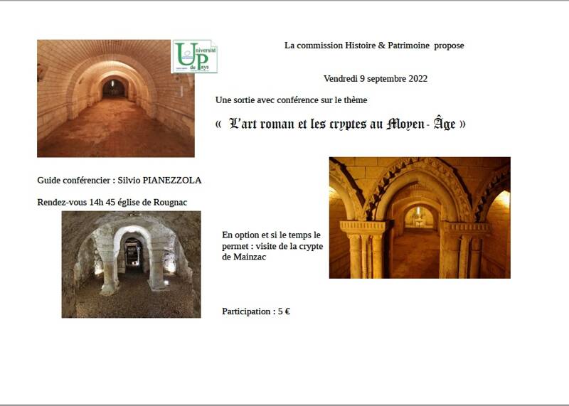 L'art roman et les cryptes au Moyen Age