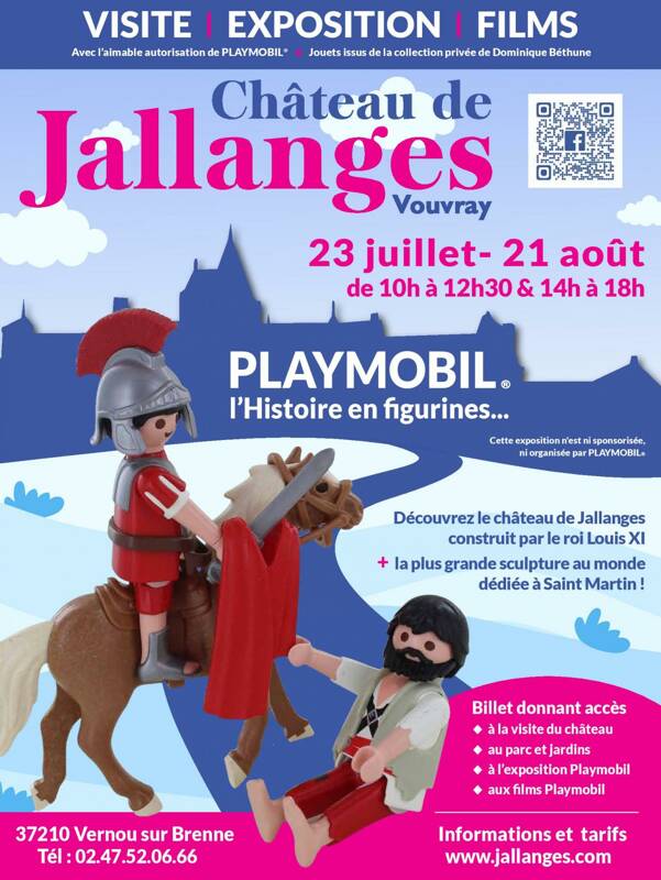 10ème édition de l'exposition Playmobil en Touraine  au Château de Jallanges