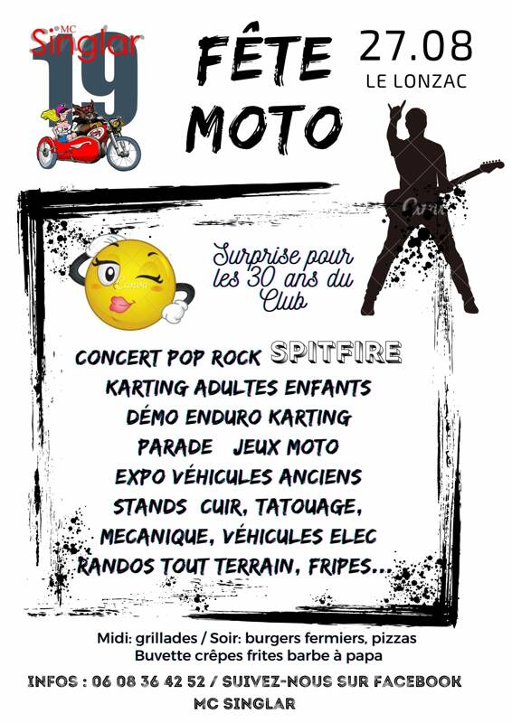 Fête moto du MC Singlar