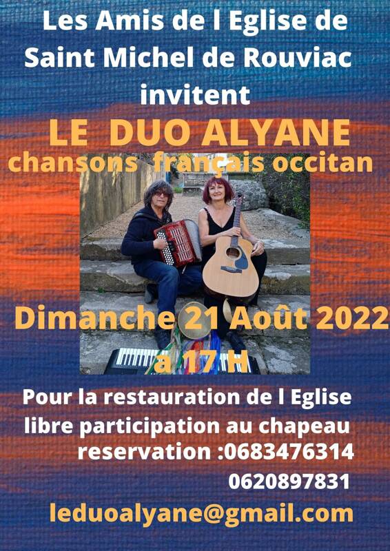 concert du DUO ALYANE