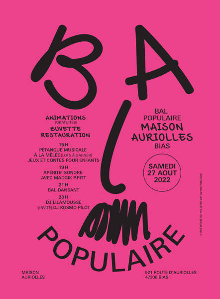 Bal populaire Maison Auriolles