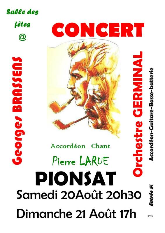 CONCERT HOMMAGE A GEORGES BRASSENS