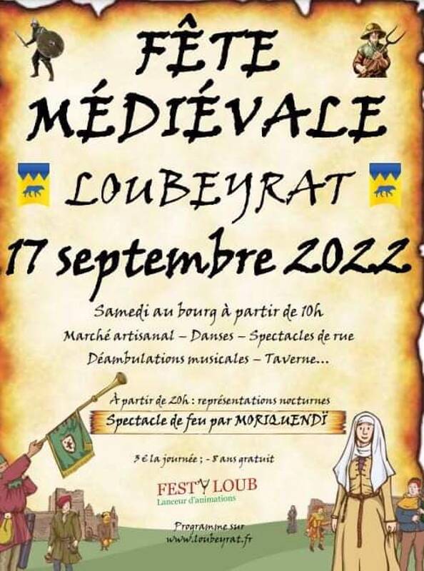 FETE MEDIEVALE A LOUBEYRAT