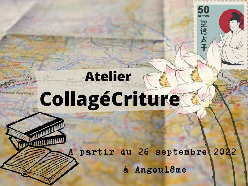 Atelier mensuel Collage et Ecriture Créative à Angoulême