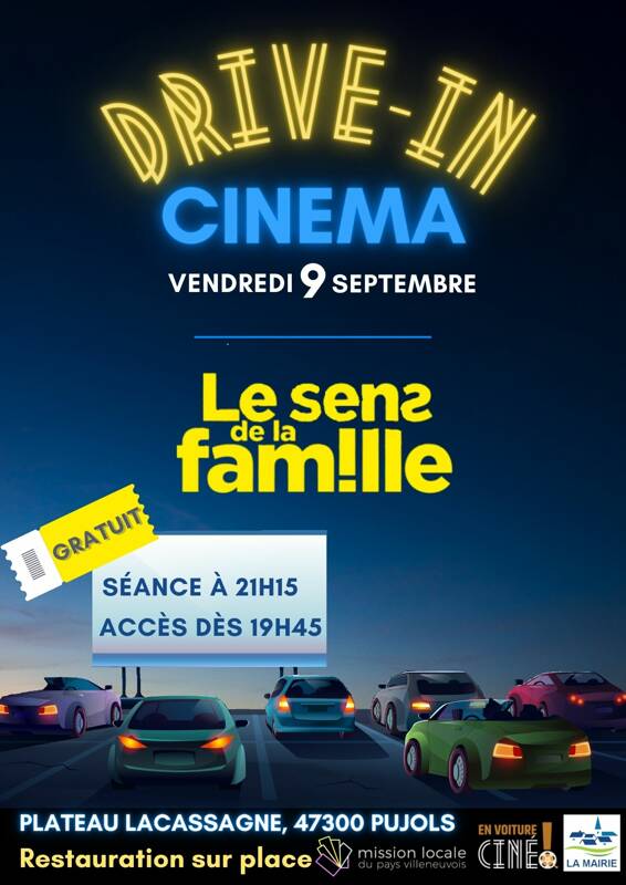 Cinéma DRIVE-IN à PUJOLS