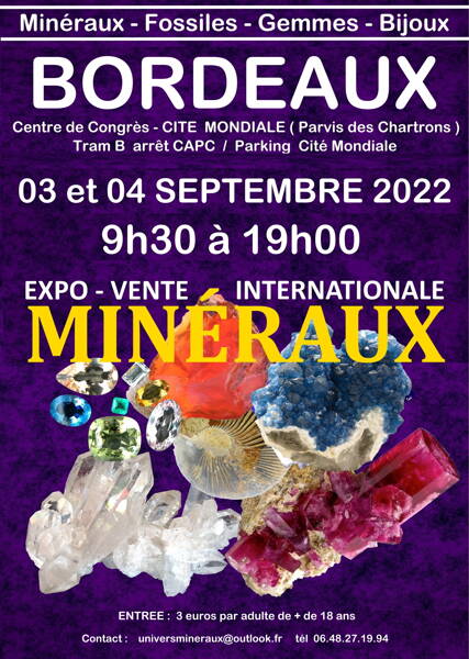 Salon Minéraux, fossiles et bijoux