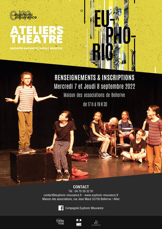 Ateliers Théâtre enfants, ados, adultes