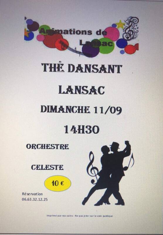 Thé dansant à Lansac