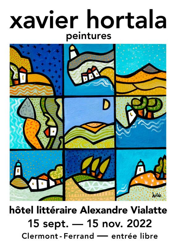 Xavier Hortala expose à l'hôtel littéraire Alexandre Vialatte