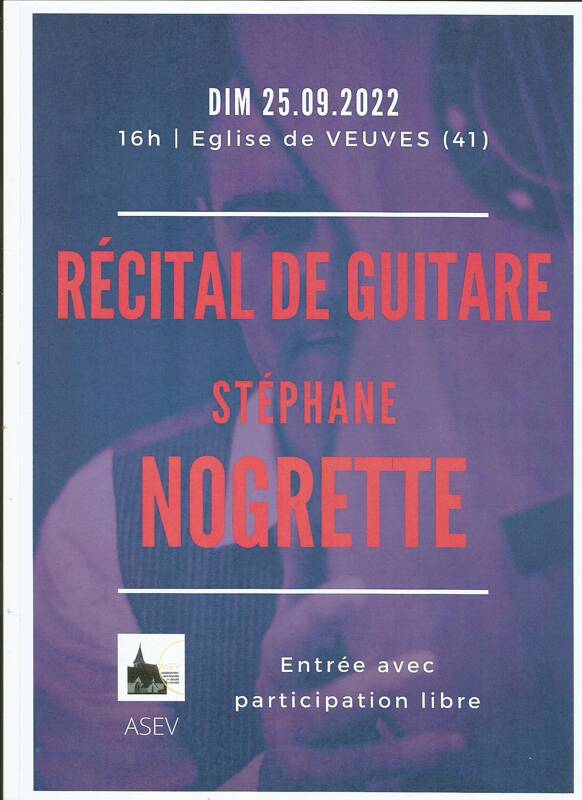 RECITAL DE GUITARE STEPHANE NOGRETTE