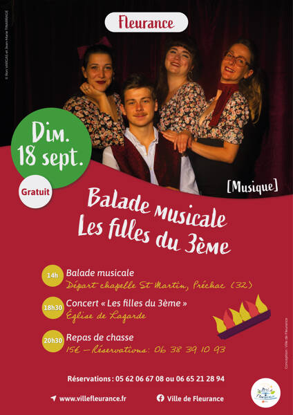 Balade Musicale / Concert - Les Filles du 3ème