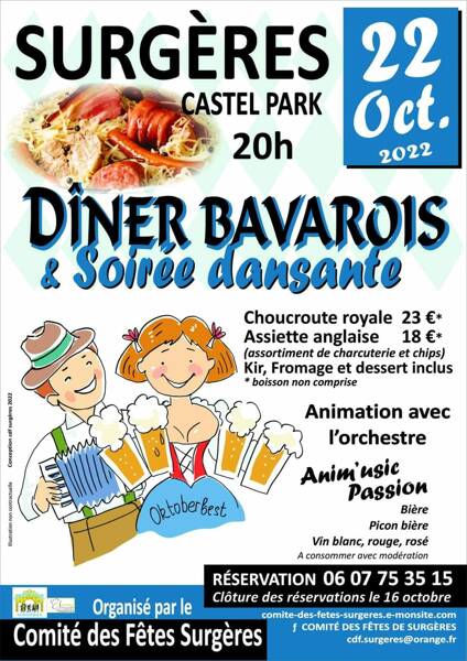 dîner bavarois soirée dansante