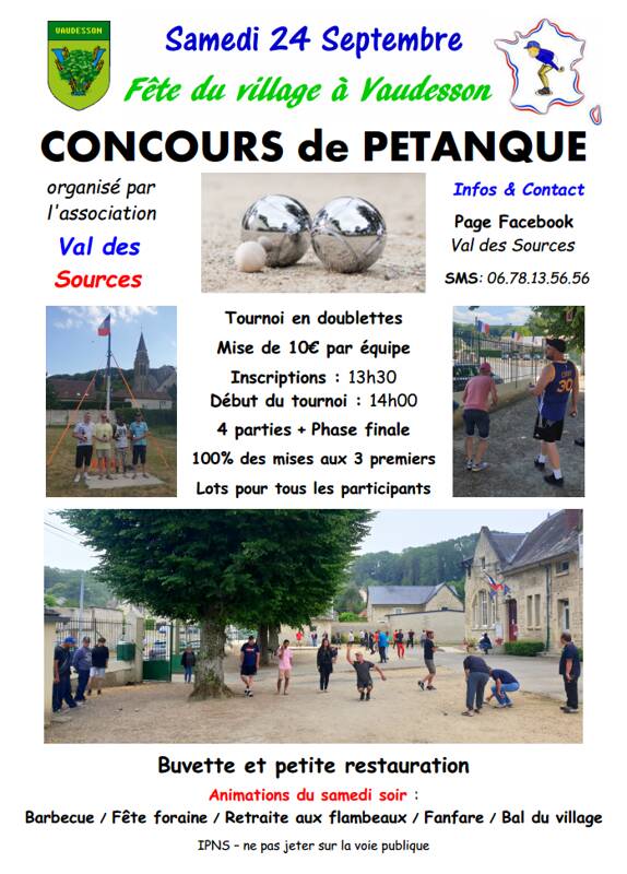 Concours de Pétanque