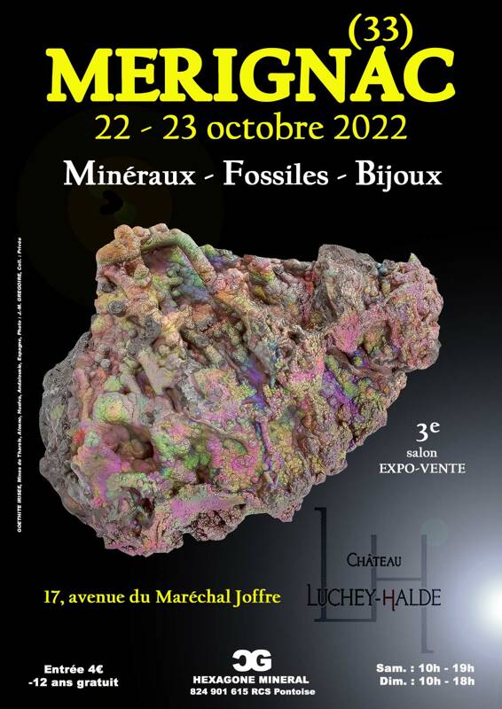 3e SALON MINERAUX FOSSILES BIJOUX