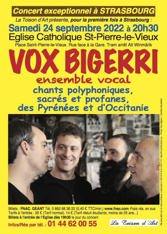 VOX BIGERRI CHANTS D'OCCITANIE