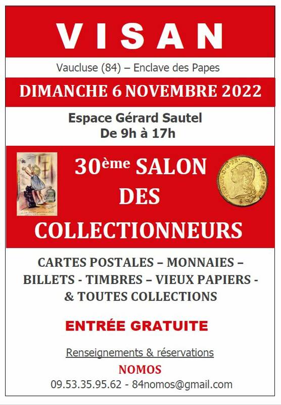 30ème SALON DES COLLECTIONNEURS de VISAN