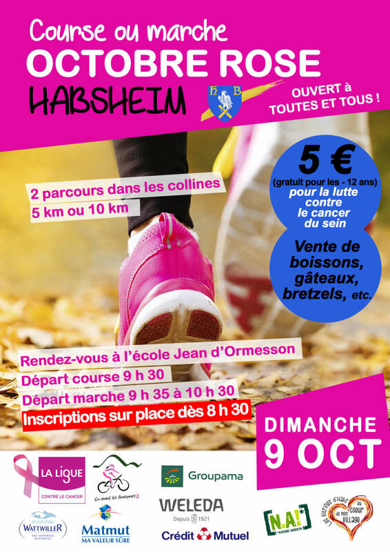 Course/marche Octobre Rose