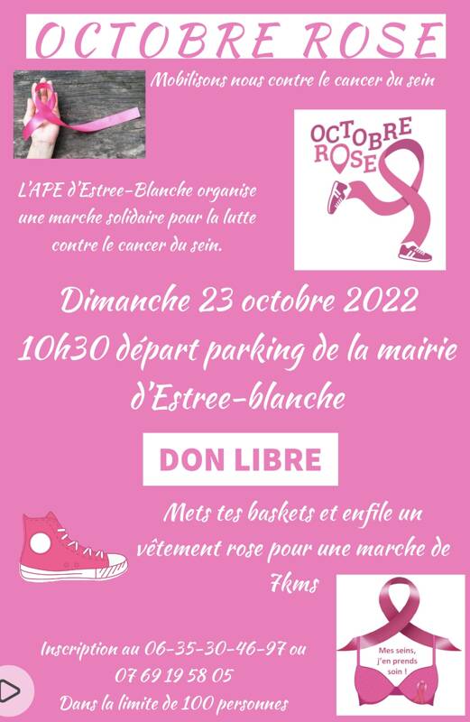 Marche solidaire octobre rose