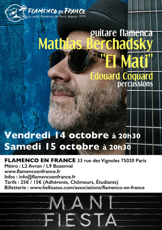 Récital de guitare flamenca avec Mathias Berchadsky 
