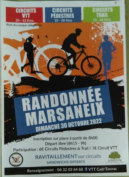 RANDO VTT MARSANEIX 2022