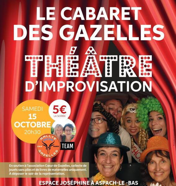 Le cabaret des Gazelles - Théâtre d'improvisation