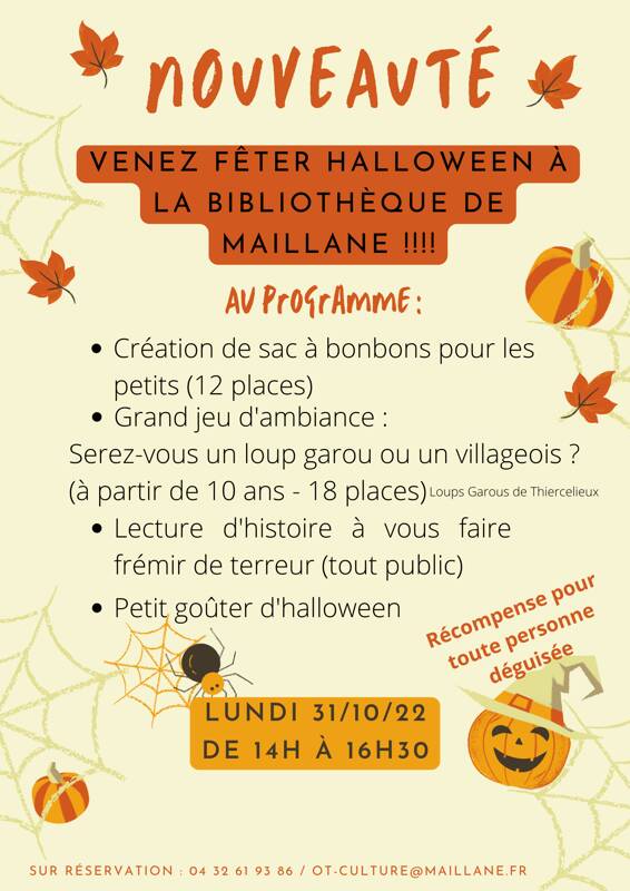 Halloween à la Bibliothèque