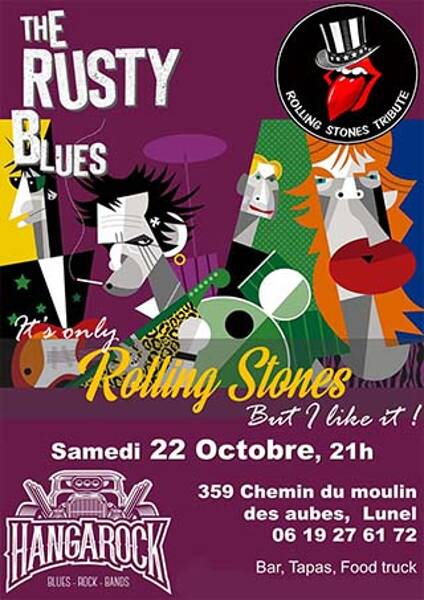 The Rusty Blues en concert au Hangarock de Lunel
