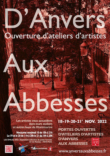 Portes ouvertes des Ateliers d'Artistes d'Anvers aux Abbesses