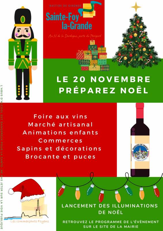 Le 20 novembre préparez Noël à Sainte-Foy-la-Grande