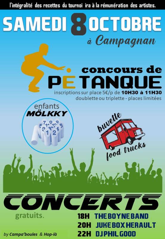 Journée festive : Pétanque - Concerts