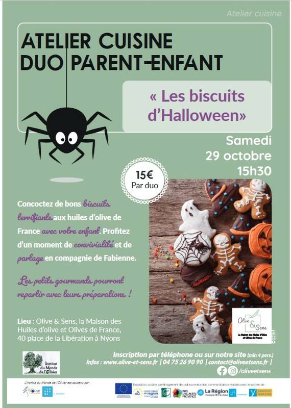 Atelier cuisine- Les biscuits d'Halloween