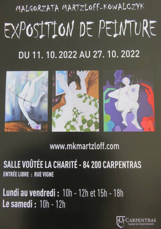 EXPOSITION DE PEINTURE (HUILE SUR TOILE)