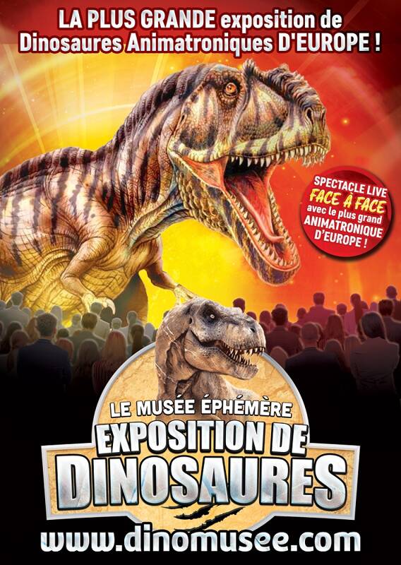 Le Musée Ephémère: les dinosaures arrivent à Dole