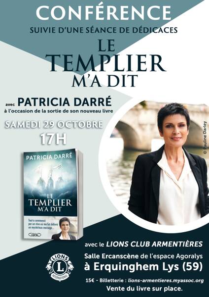 Conférence Patricia Darré et dédicaces 2022